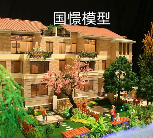 蒲县建筑模型