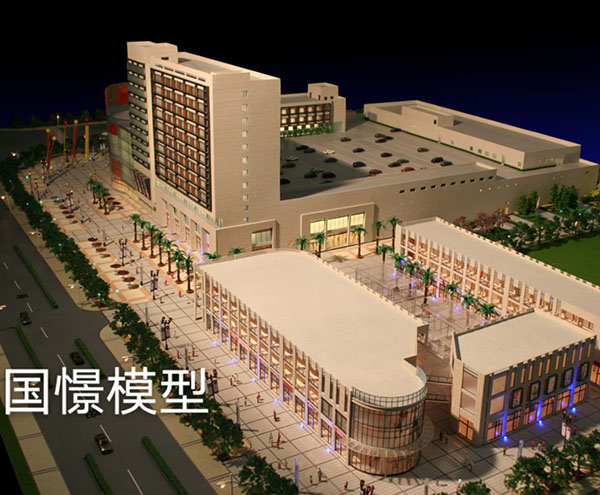 蒲县建筑模型